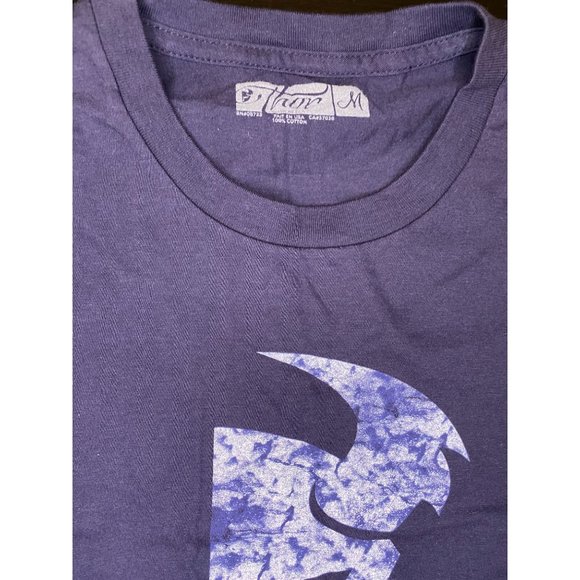 THOR RACING MX Womens Shirt - Motocross Supercross - NEW Medium Large Navy Blue - Picture 2 of 7
